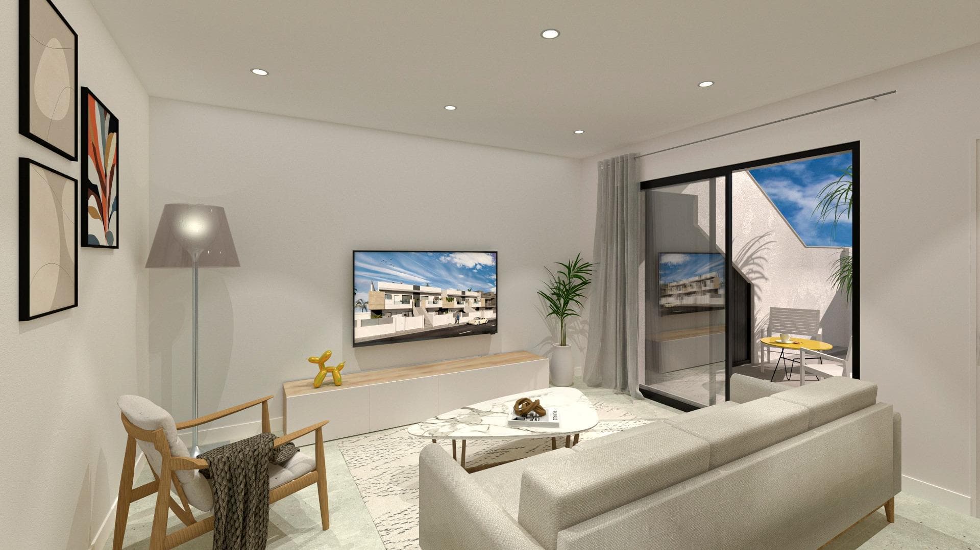 Obergeschosswohnung mit 2 Schlafzimmern und privatem Solarium zu verkaufen, nur wenige Sch Vorschau 4