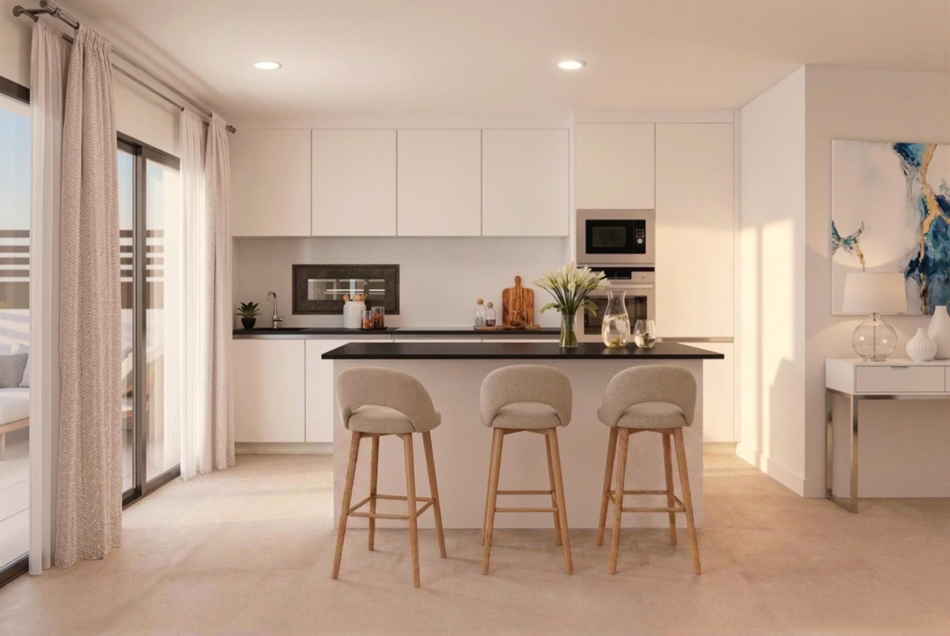 Neubauvilla mit 3 Schlafzimmern, privatem Solarium und Keller auf einem Golfplatz in Mazar Vorschau 3