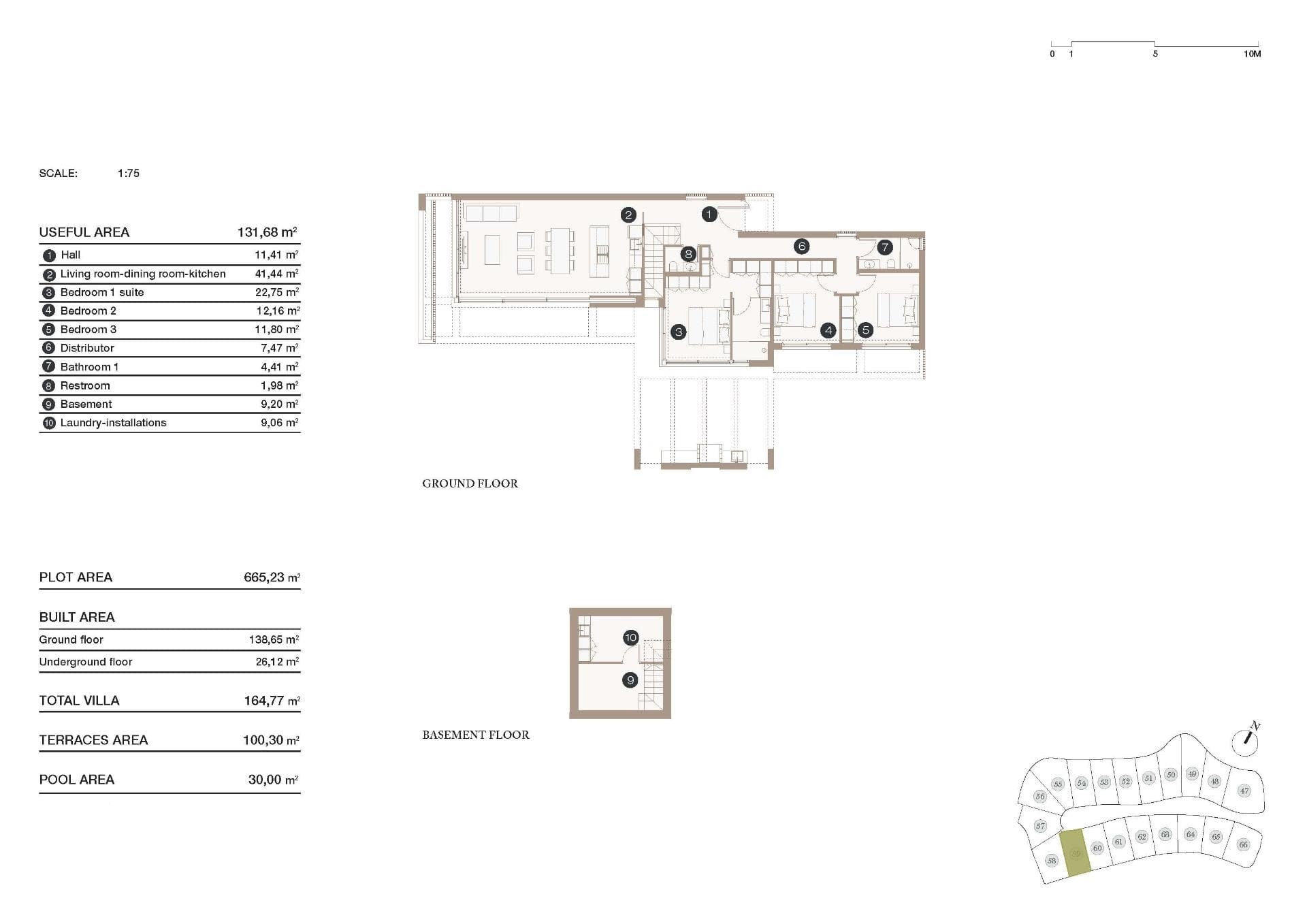 Wunderschöne Luxusvilla auf einer Ebene mit 3 Schlafzimmern und privatem Pool im prestiget Vorschau 6
